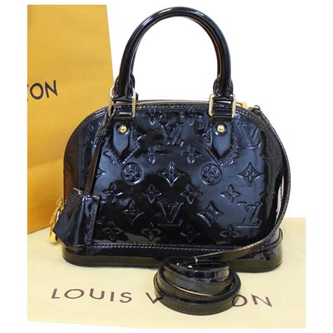 genuine leather louis vuitton crossbody monogram bag black